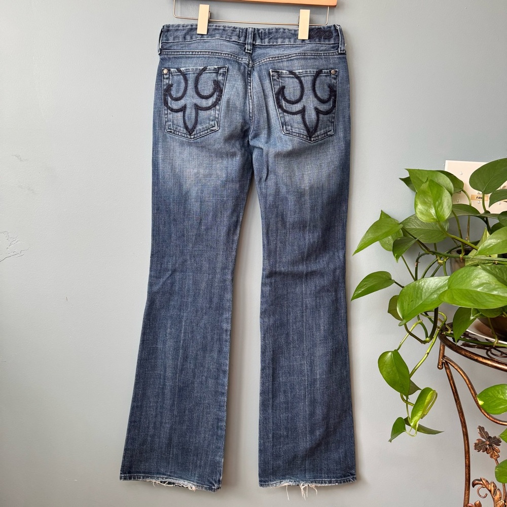 Express DPD Deluxe Premium Denim Low Rise Bootcut Jeans. Women’s 28 - Picture 7 of 14